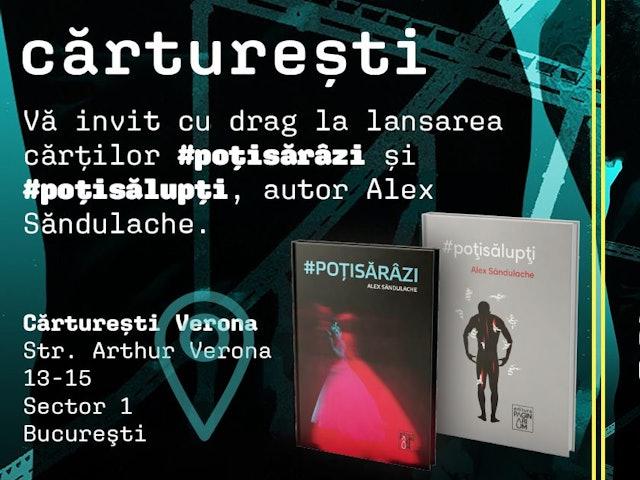 #poțisărâzi și #poțisălupți, cărțile lui Alex Săndulache, și o donație pentru #NoiFacemUnSpital 