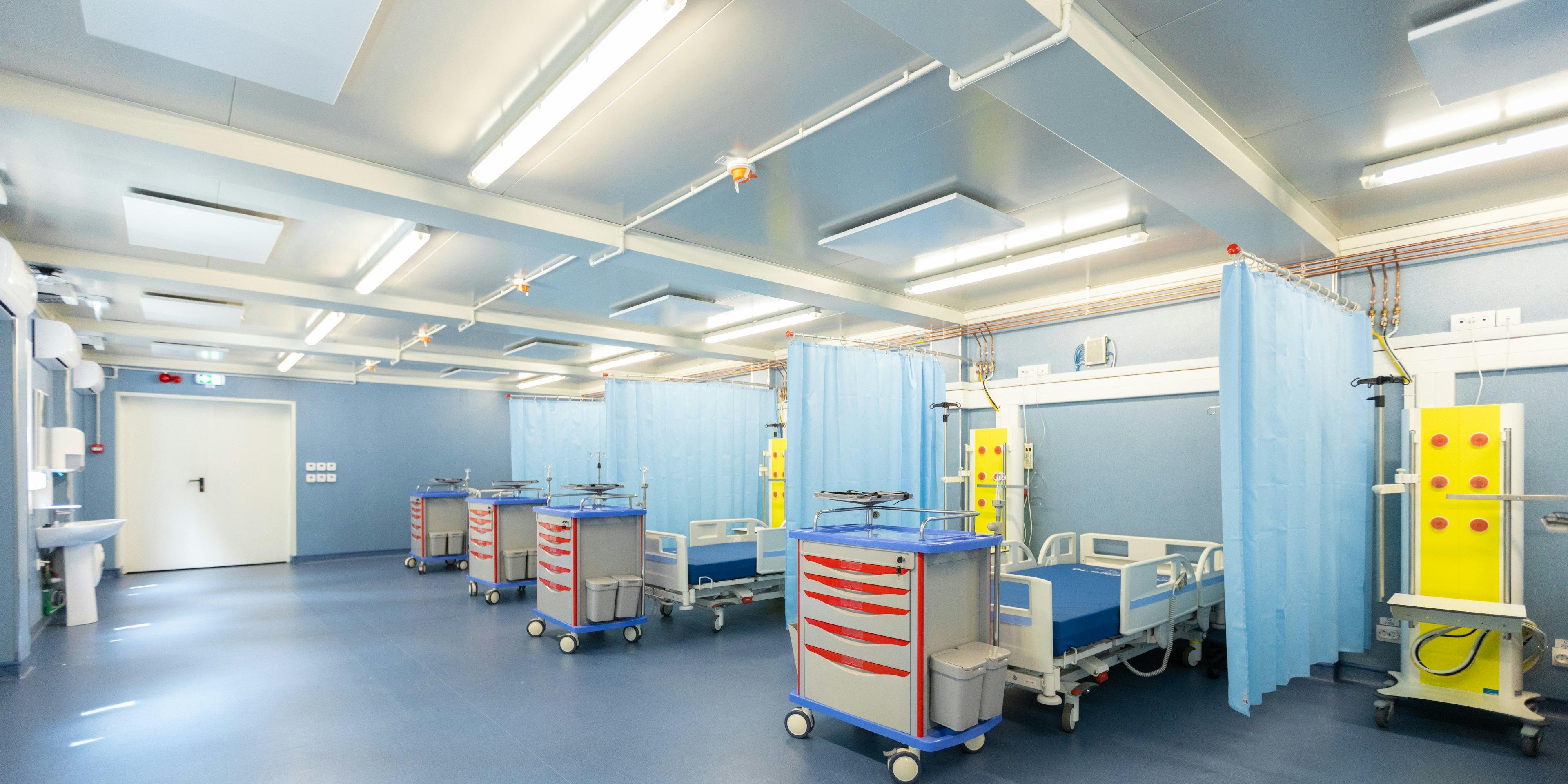Spital modular pentru pacienții cu COVID-19